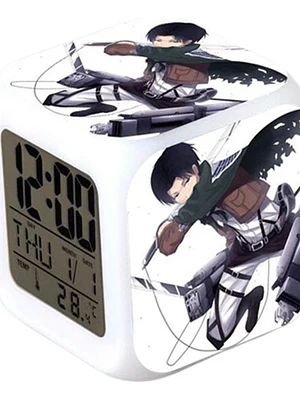 Reloj Shingeki No Kyojin Levi Despertador Digital Grafimax