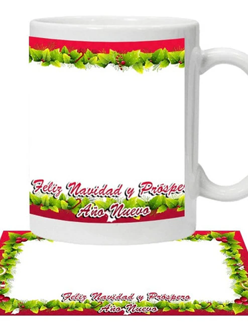 Tazón Foto Personalizada Feliz Navidad Grafimax 1
