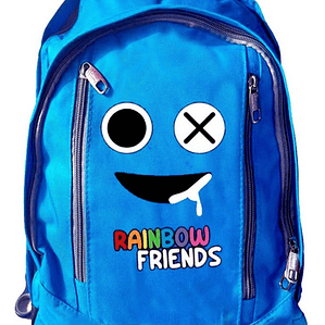 Mochila Rainbow Friends Blue Face Niños Calidad Grafimax
