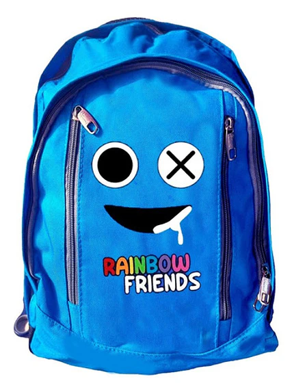 Mochila Rainbow Friends Blue Face Niños Calidad Grafimax 1
