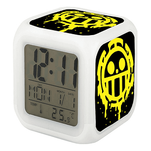 Reloj One Piece Despertador Led Digital Luz Grafimax