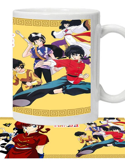 Tazón Ranma ½ Todos P Chan Anime Grafimax 1