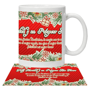 Tazón Feliz Navidad Fiestas Navideñas Grafimax