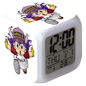 Reloj Arale Norimaki Despertador Led Digital Luz Grafimax