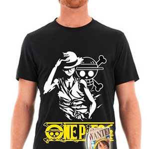 Polera One Piece Monkey D Luffy + Tazón Grafimax