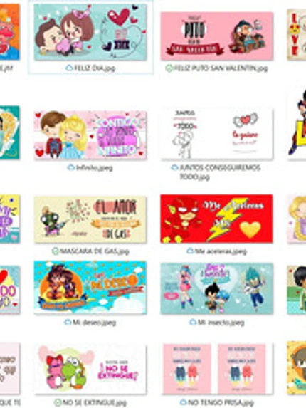 Pack 12 Tazones Amor Parejas San Valentin Grafimax 3