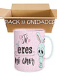 Pack 12 Tazones Dí­A Amor Parejas San Valentin 14 Grafimax - Miniatura 1