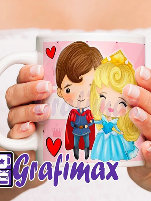 Pack 12 Tazones Dí­A Amor Parejas San Valentin 14 Grafimax 3