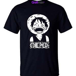 Polera One Piece Luffy Flag Caras Anime Faces Grafimax