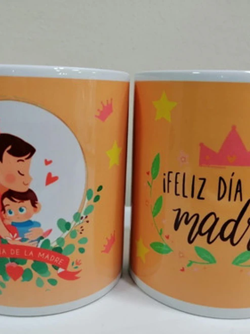 Pack 36 Tazones Dí­A De La Madre Feliz Dí­A Mamá Grafimax 6