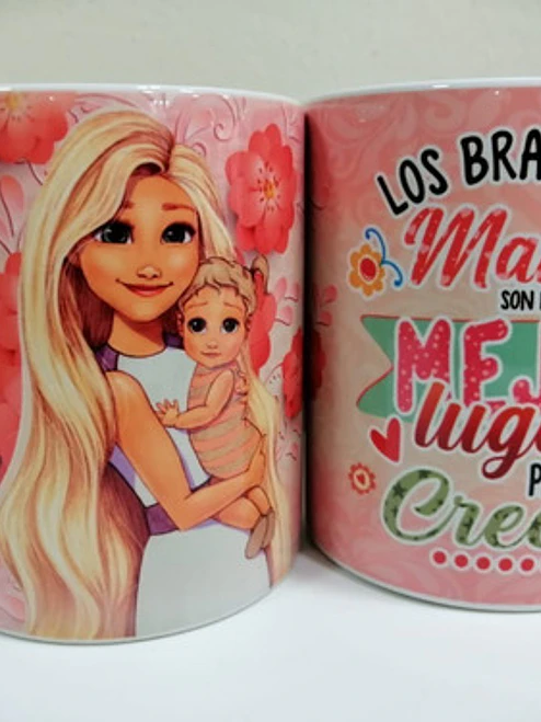 Pack 36 Tazones Dí­A De La Madre Feliz Dí­A Mamá Grafimax 7