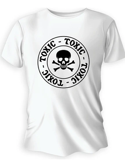 Polera Toxic Calavera Logo Grafimax 11