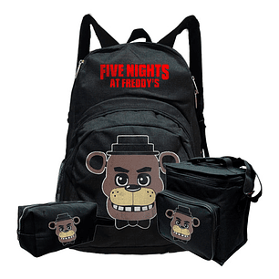 Pack Freddy Fnaf Mochila Lonchera Estuche Grafimax