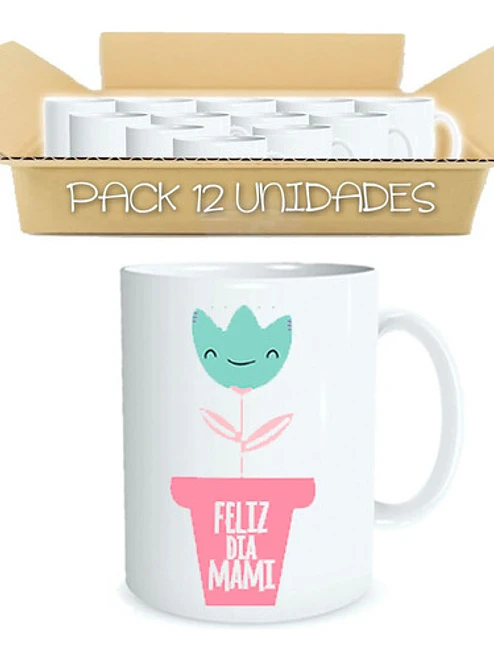 Pack 12 Tazones Dí­A De La Madre Mamá Enví­O Gratis Grafimax 1