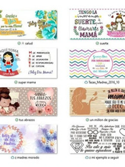 Pack 12 Tazones Dí­A De La Madre Mamá Enví­O Gratis Grafimax 5