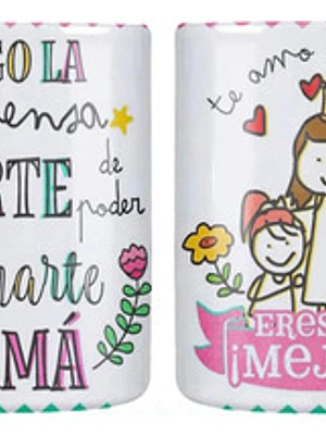 Tazón Dí­A De La Madre Suerte Llamarte Mamá Grafimax