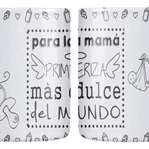 Tazón Dí­A De La Madre Mamá Primeriza Más Dulce Grafimax