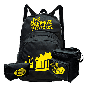 Mochila Bendy Creator Lies Pack Lonchera Estuche Grafimax