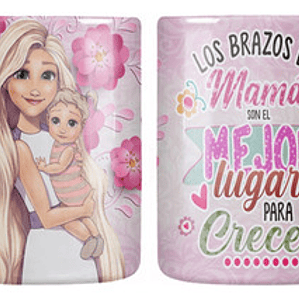 Tazón Dí­A De La Madre Brazos De Mamá Para Crecer Grafimax