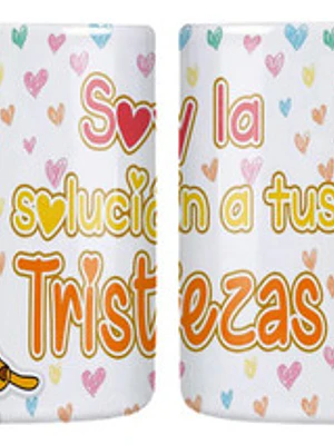 Tazón Soy La Solución A Tus Tristezas Mascotas Grafimax
