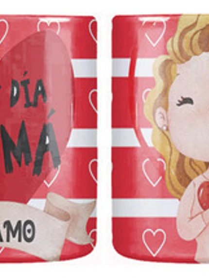 Tazón Dí­A De La Madre Feliz Dí­A Mamá Te Amo Grafimax 1