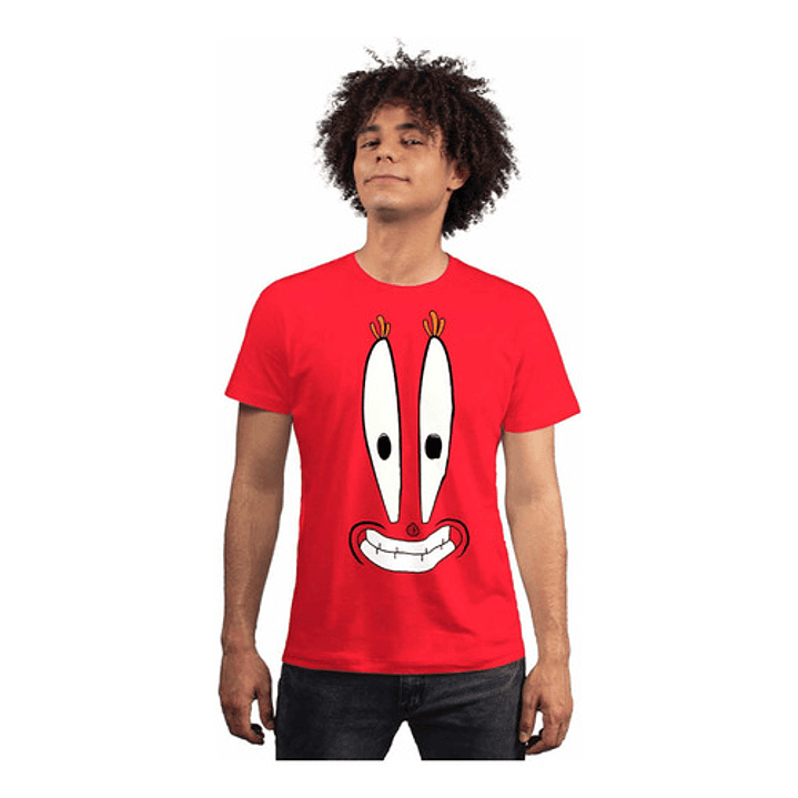 Polera Don Cangrejo Roja Grafimax