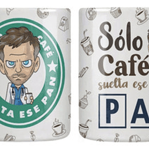 Tazón Doctor House Sólo Café Suelta Ese Pan Grafimax