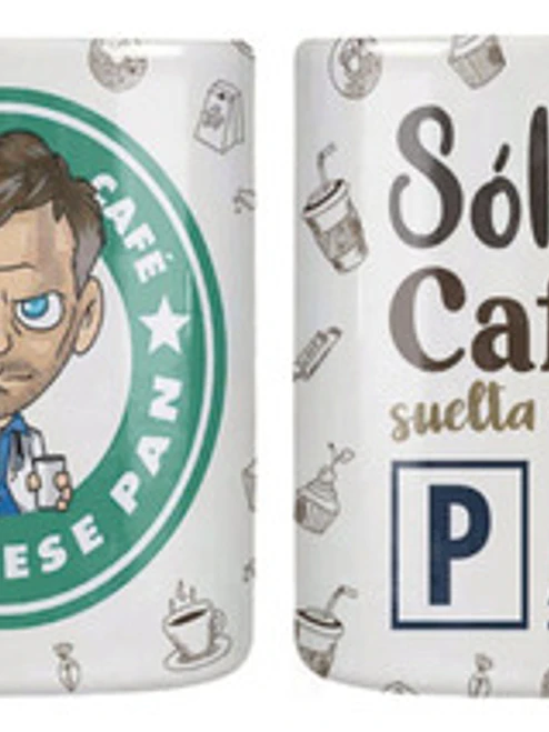 Tazón Doctor House Sólo Café Suelta Ese Pan Grafimax 1