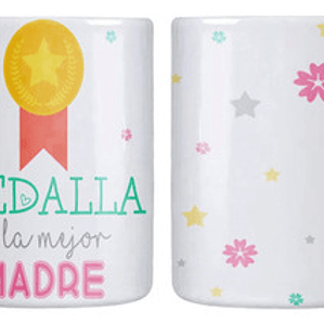 Tazón Dí­A De La Madre Medalla A La Mejor Madre Grafimax