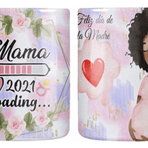 Tazón Personalizado Dí­A De La Madre Mamá Loading Grafimax