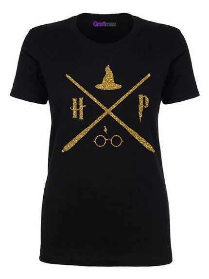 Polera Mujer Harry Potter Variedad Diseños Dorado Grafimax 1