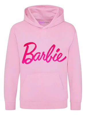 Polerón Barbie Diseño Glitter Fucsia Dibujos Animados Grafimax