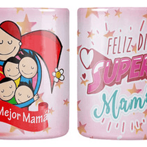 Tazón Dí­A De La Madre Super Mamá Grafimax