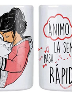 Tazón ÍNimo Que La Semana Pasa Rápido Frases Grafimax