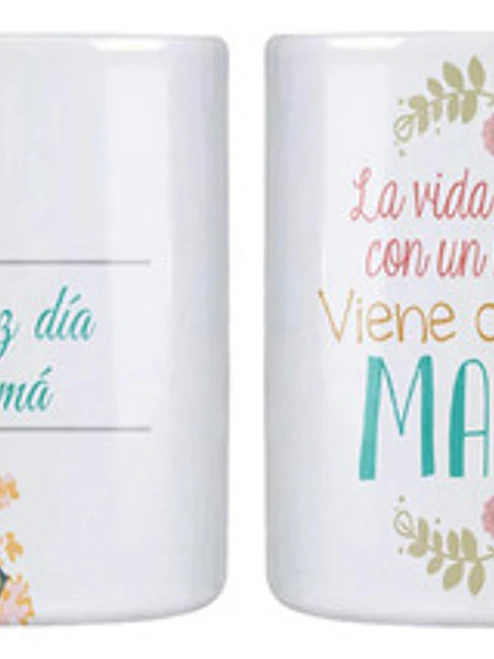 Tazón Dí­A De La Madre La Vida No Viene Con Manual Grafimax 1