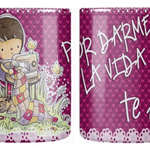 Tazón Dí­A De La Madre Por Darme La Vida Te Amo Grafimax