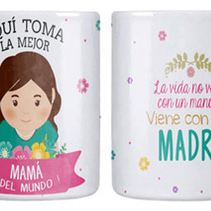 Tazón Dí­A De La Madre Feliz Dí­A Mamá Aves Grafimax