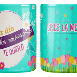 Tazón Dí­A De La Madre Te Quiero Eres La Mejor Grafimax