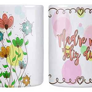 Tazón Dí­A De La Madre Madre Mí­A Feliz Dí­A Grafimax