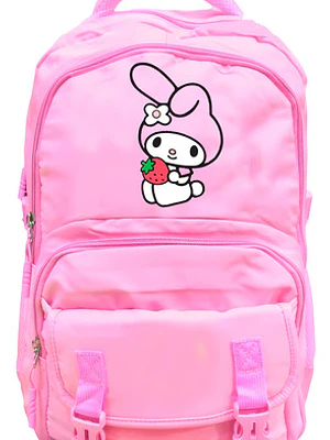 Mochila Kawaii Rosada My Seguridad Escolar Mujer Grafimax