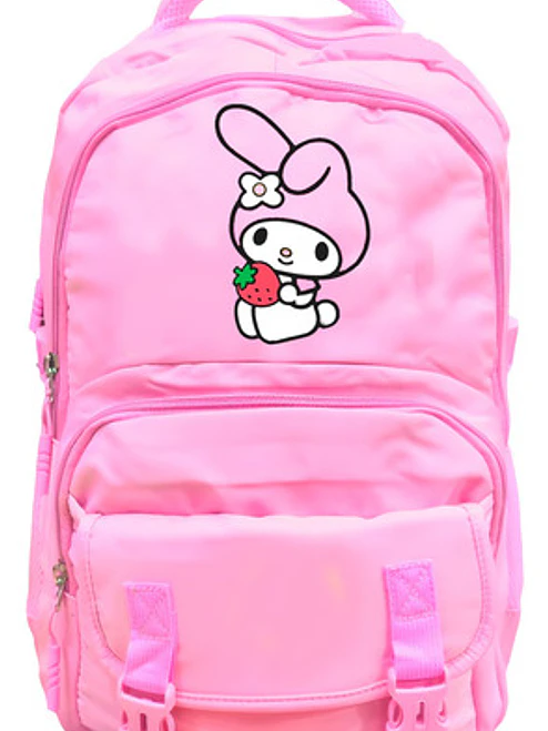 Mochila Kawaii Rosada My Seguridad Escolar Mujer Grafimax 1