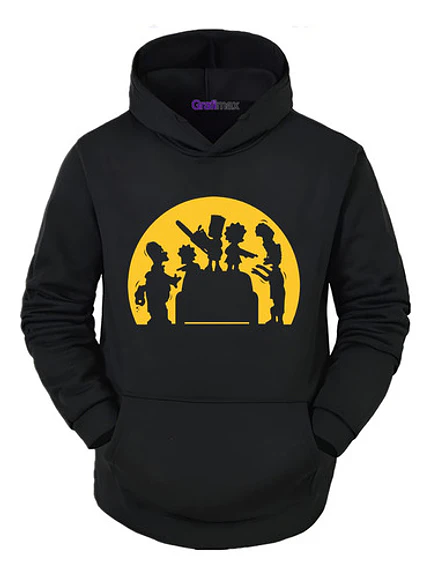 Poleron Los Simpsons Zombies Oversize Grafimax 1
