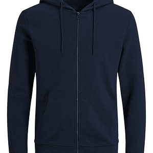 Polerón Escolar Azul Marino Juvenil Con Cierre Grafimax