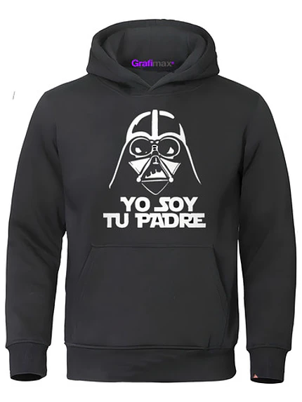 Poleron Soy Tu Padre Star Wars Vader Padre Papá -Grafimax 1