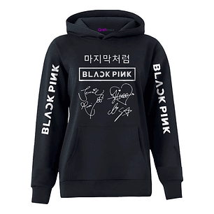 Polerón Black Pink Names Korea K Pop Jisoo 95 Doble Estampado Grafimax