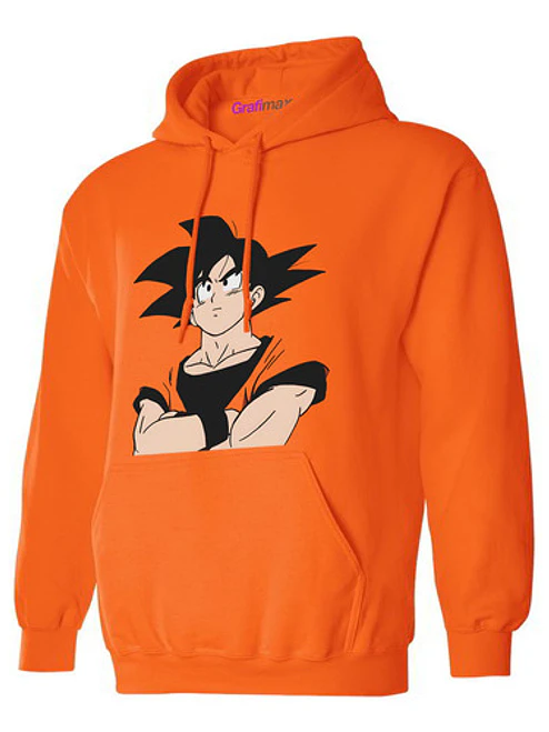 Polerón Goku Cross Arms Anime Grafimax 1