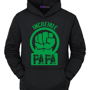 Polerón Increible Superheroe Papá Padre Grafimax