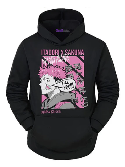 Polerón Itadori F*Ck You Jujutsu Kaisen Anime Grafimax 1