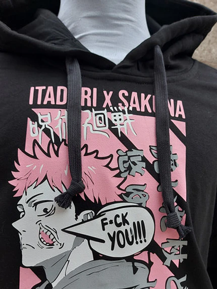 Polerón Itadori F*Ck You Jujutsu Kaisen Anime Grafimax 4