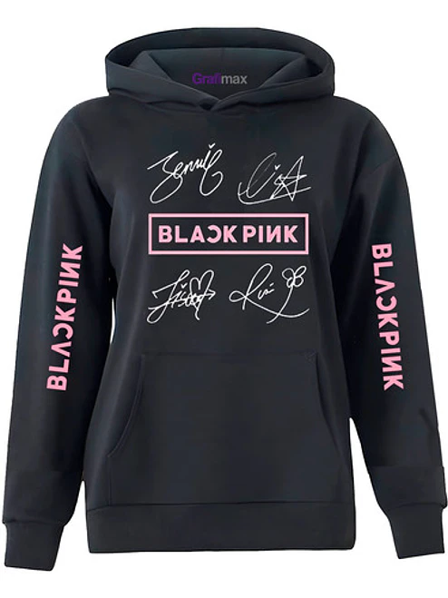 Polerón Blackpink Grupo Pop Koreano K-Pop Capucha Míºsica Grafimax 1
